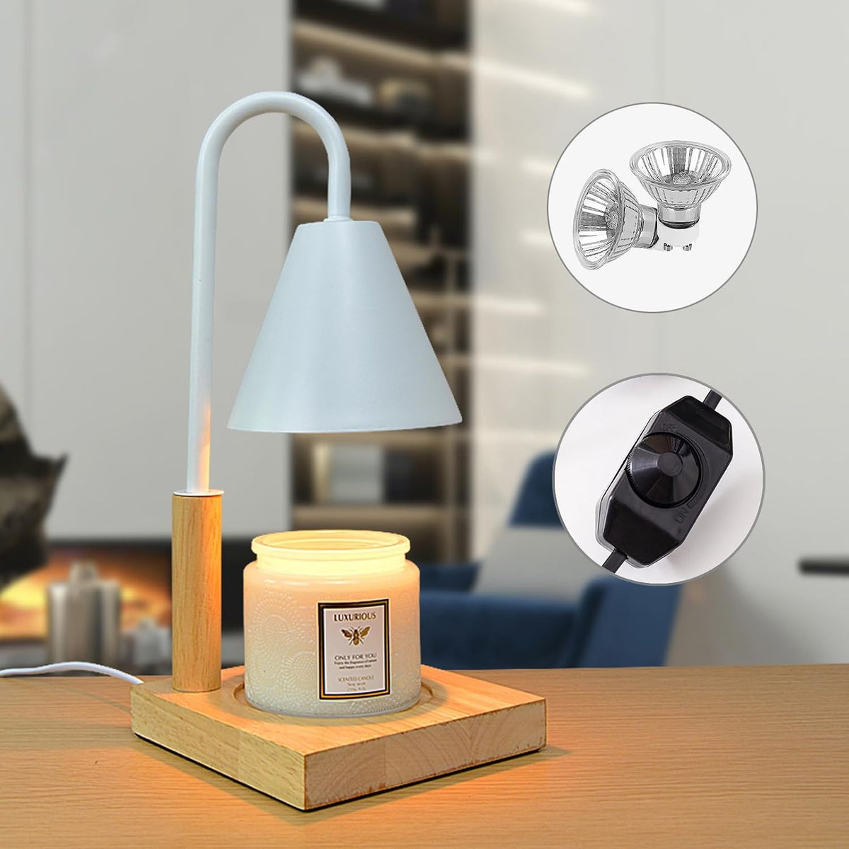 Candle Warmer Lamp - detail