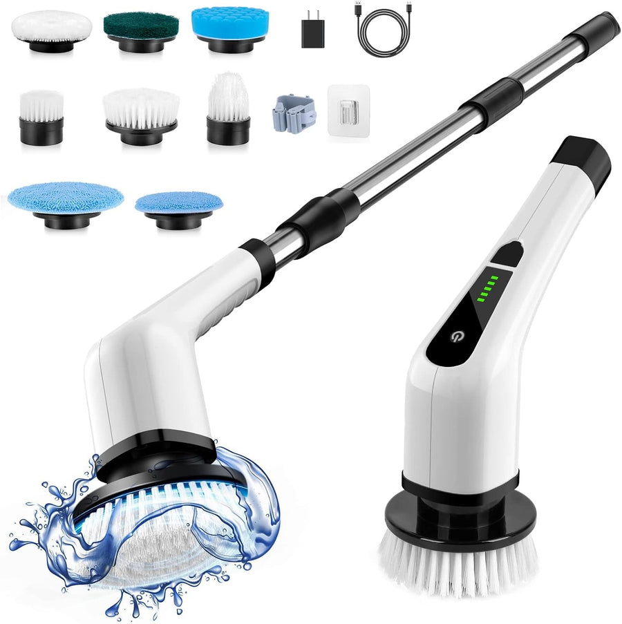Electric Spin Scrubber (Cordless, Multi-Head)