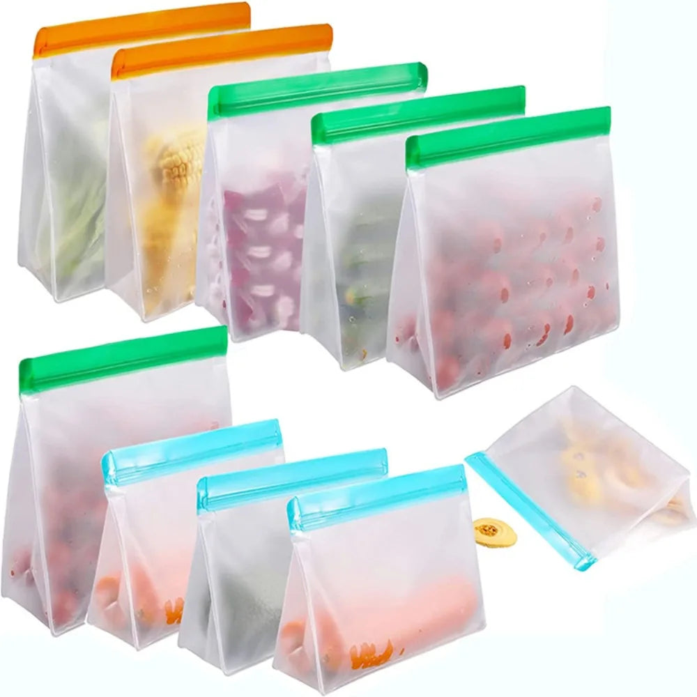 Reusable Silicone Food Storage Bags