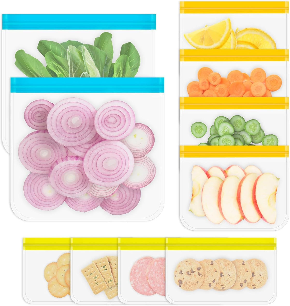 Silicone Food Bags - included