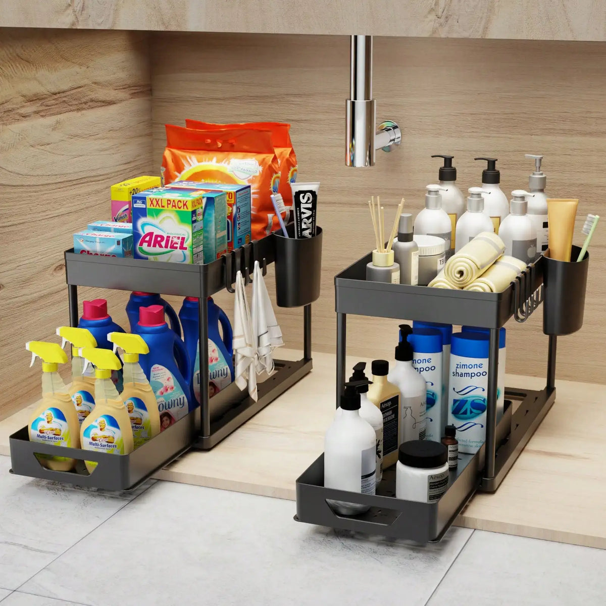 2-Tier Under-Sink Organizer Rack