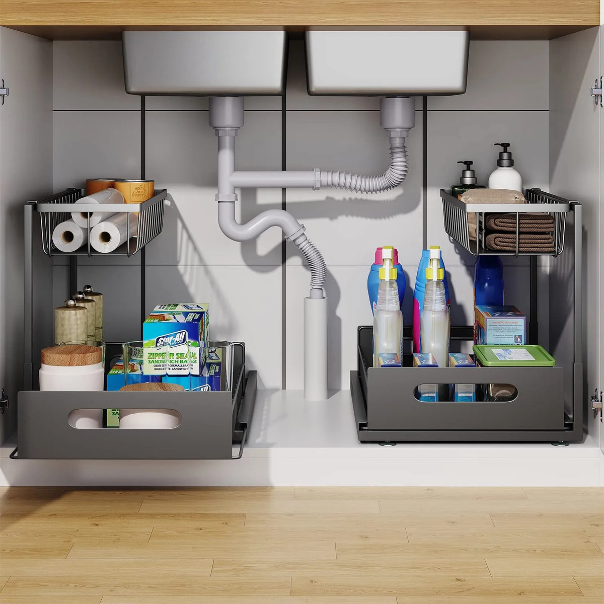 Under-Sink Organizer - installed